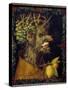 Winter Allegory about the Seasons. Painting by Giuseppe Arcimboldo (1527-1593) 16Th Century Sun. 0,-Giuseppe Arcimboldo-Stretched Canvas