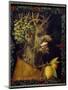 Winter Allegory about the Seasons. Painting by Giuseppe Arcimboldo (1527-1593) 16Th Century Sun. 0,-Giuseppe Arcimboldo-Mounted Giclee Print