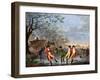 Winter Amusement: a View in Hyde Park from the Moated House, Late 18th Century-Tookey-Framed Giclee Print