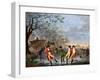 Winter Amusement: a View in Hyde Park from the Moated House, Late 18th Century-Tookey-Framed Giclee Print