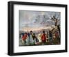 Winter Amusement: a View in Hyde Park from the Sluice at the East End, Late 18th Century-Tookey-Framed Giclee Print