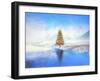 Winter And Christmas Tree-Ata Alishahi-Framed Giclee Print