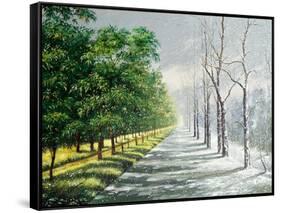 Winter And Summer, Contrast-balaikin2009-Framed Stretched Canvas