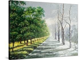 Winter And Summer, Contrast-balaikin2009-Stretched Canvas