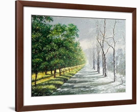 Winter And Summer, Contrast-balaikin2009-Framed Art Print