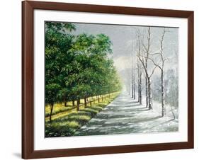 Winter And Summer, Contrast-balaikin2009-Framed Art Print