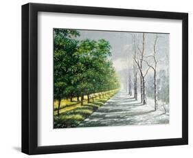 Winter And Summer, Contrast-balaikin2009-Framed Art Print