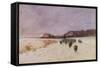 Winter at Loch Ard-Sir Alfred East-Framed Stretched Canvas