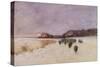 Winter at Loch Ard-Sir Alfred East-Stretched Canvas