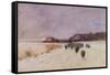 Winter at Loch Ard-Sir Alfred East-Framed Stretched Canvas