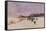 Winter at Loch Ard-Sir Alfred East-Framed Stretched Canvas