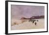 Winter at Loch Ard-Sir Alfred East-Framed Giclee Print