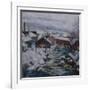 Winter at Mesna, Lillehammer, 1929-Olaf Isaachsen-Framed Giclee Print