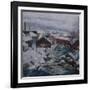 Winter at Mesna, Lillehammer, 1929-Olaf Isaachsen-Framed Giclee Print