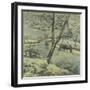 Winter at Montfoucault with Snow, 1875-Camille Pissarro-Framed Giclee Print