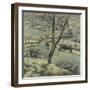 Winter at Montfoucault with Snow, 1875-Camille Pissarro-Framed Giclee Print