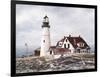 Winter At Portland Head-David Knowlton-Framed Giclee Print