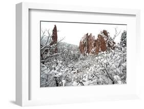 Winter at the Garden of the Gods-bcoulter-Framed Photographic Print