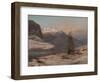 Winter at the Sognefjord, 1827 (Oil on Canvas)-Johan Christian Dahl-Framed Giclee Print