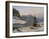 Winter at the Sognefjord-Johan Christian Clausen Dahl-Framed Premium Giclee Print