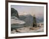 Winter at the Sognefjord-Johan Christian Clausen Dahl-Framed Giclee Print