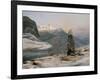 Winter at the Sognefjord-Johan Christian Clausen Dahl-Framed Giclee Print