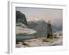 Winter at the Sognefjord-Johan Christian Clausen Dahl-Framed Giclee Print