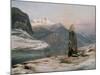 Winter at the Sognefjord-Johan Christian Clausen Dahl-Mounted Giclee Print