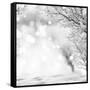 Winter Background-lilkar-Framed Stretched Canvas