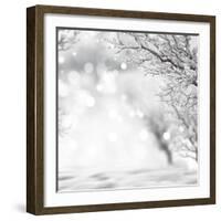 Winter Background-lilkar-Framed Photographic Print