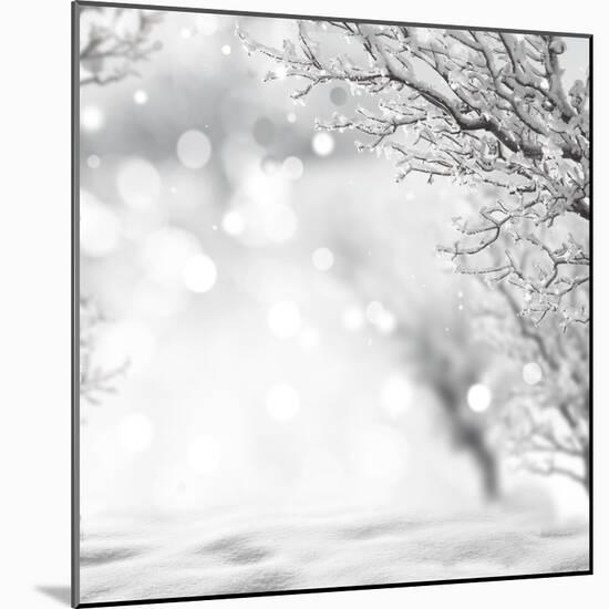 Winter Background-lilkar-Mounted Photographic Print