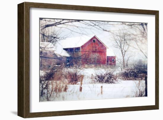 Winter Barn-Kelly Poynter-Framed Art Print