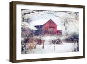 Winter Barn-Kelly Poynter-Framed Art Print