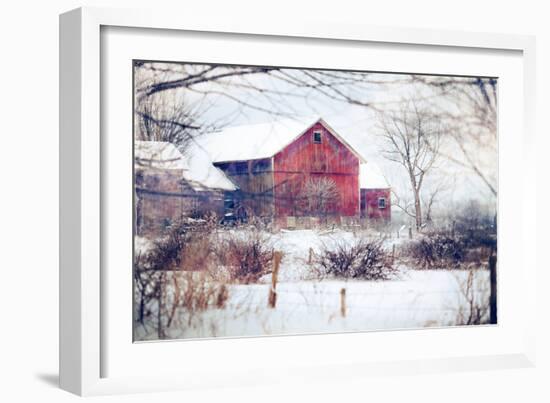 Winter Barn-Kelly Poynter-Framed Art Print