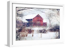 Winter Barn-Kelly Poynter-Framed Art Print