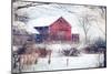 Winter Barn-Kelly Poynter-Mounted Premium Giclee Print