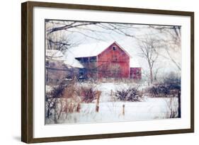 Winter Barn-Kelly Poynter-Framed Art Print