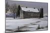 Winter Barn-Wilhelm Goebel-Mounted Giclee Print