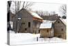 Winter Barns-Stephen Goodhue-Stretched Canvas