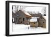 Winter Barns-Stephen Goodhue-Framed Photographic Print