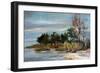 Winter Beach-Carol Hallock-Framed Premium Giclee Print