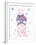 Winter Bear-Jessica Wilson-Framed Giclee Print