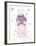 Winter Bear-Jessica Wilson-Framed Giclee Print