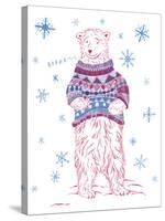 Winter Bear-Jessica Wilson-Stretched Canvas
