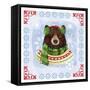 Winter Bear-Fiona Stokes-Gilbert-Framed Stretched Canvas