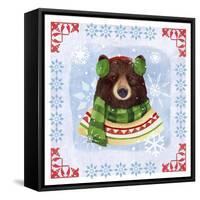 Winter Bear-Fiona Stokes-Gilbert-Framed Stretched Canvas
