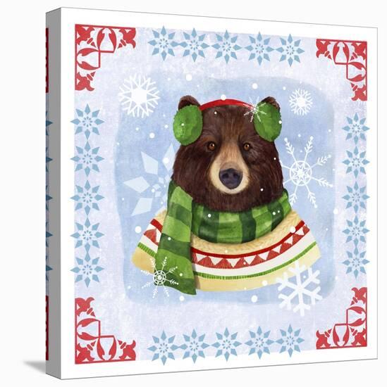 Winter Bear-Fiona Stokes-Gilbert-Stretched Canvas