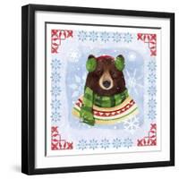 Winter Bear-Fiona Stokes-Gilbert-Framed Giclee Print