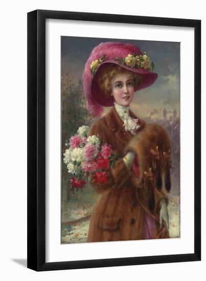 Winter Beauty, 1910-Emile Vernon-Framed Giclee Print