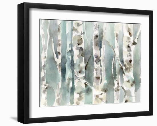 Winter Birches v2-Katrina Pete-Framed Art Print